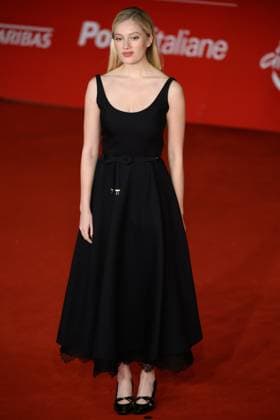 Nadia Tereszkiewicz attends the Our Hero, Balthazar red carpet during the 20th Rome Film Festival at Auditorium Parco della Musica in Rome (Italy), October 22, 2025. andreaxstaccioli