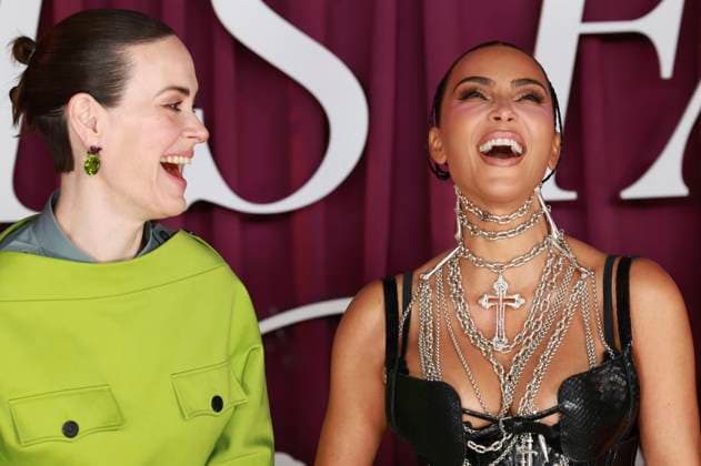 Sarah Paulson und Kim Kardashian bei der Disney+ Premiere der Hulu Serie All s Fair im Odeon Luxe Leicester Square. London, 22.10.2025