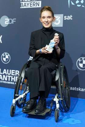 Lorelei Holtmann bei der Verleihung vom Blauer Panther - TV & Streaming Award 2025 in der BMW Welt. München, 22.10.2025