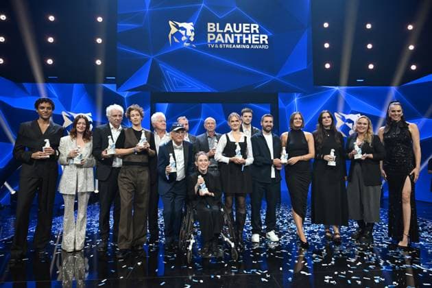 Preisträger Verleihung Blauer Panther - TV & Streaming Award 2025 Preisverleihung und Gala in der BMW Welt München 22. Oktober 2025