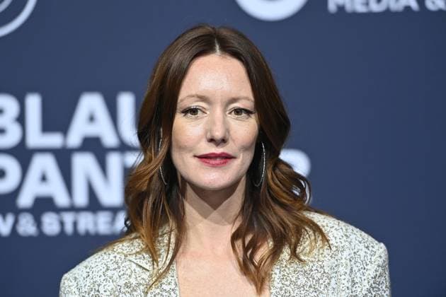 Lavinia Wilson, Einzelbild,angeschnittenes Einzelmotiv,Portraet,Portrait,Porträt. Roter Teppich,Blauer Panther TV und Streaming Award 2025 am 22.10.2025 in der BMW Welt Muenchen.