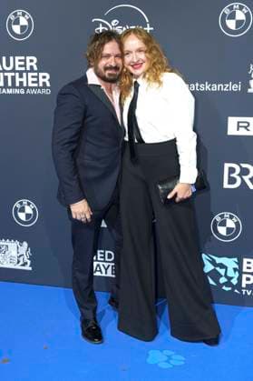 Daniel Christensen und Brigitte Hobmeier bei der Verleihung vom Blauer Panther - TV & Streaming Award 2025 in der BMW Welt. München, 22.10.2025