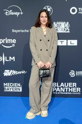 Beritan Balci bei der Verleihung vom Blauer Panther - TV & Streaming Award 2025 in der BMW Welt. München, 22.10.2025
