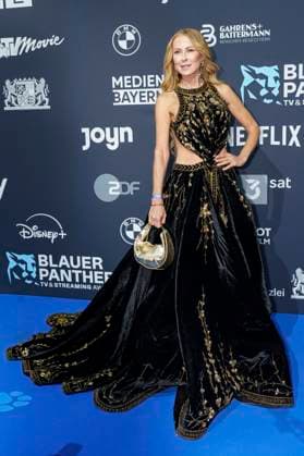 Jenny Elvers bei der Verleihung vom Blauer Panther - TV & Streaming Award 2025 in der BMW Welt. München, 22.10.2025