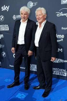 Udo Wachtveitl und Miroslav Nemec bei der Verleihung vom Blauer Panther - TV & Streaming Award 2025 in der BMW Welt. München, 22.10.2025