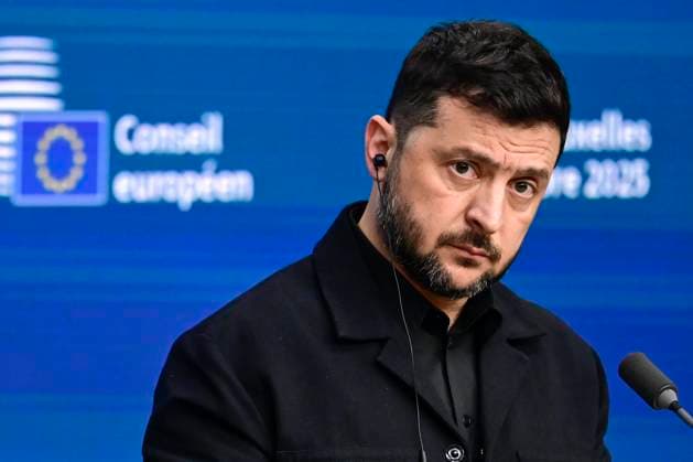 EU Council 23 10 2025 BRUSSELS, BELGIUM - OCTOBER 23: Volodymyr Zelesnky ( Pdt.Ukraine) pictured during a press conference on October 23, 2025 in Brussels, Belgium, 23 10 2025 Brussels Belgium  Copyright: xPhilipxReynaersx