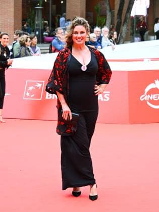 Rome, Italy, Italy: Roma Cinema Fest 2025 day 9 - Red carpet for the film SAVE THE CHILDREN. Pictured: Giada Desideri. Rome Italy  - ZUMAp169 20251023_zea_p169_684 Copyright: xMaurizioxD Avanzox