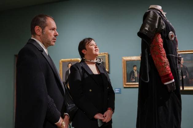 ARMENIA, YEREVAN - OCTOBER 23, 2025: Guests attend a ceremony to open Yerevan Fashion Week 2025 at the National Gallery of Armenia, the 3rd edition starting with an exhibition on art and fashion Yerevan Armenia  - ZUMAt113 20251023_zaa_t113_331 Copyright: xAlexanderxPatrinx