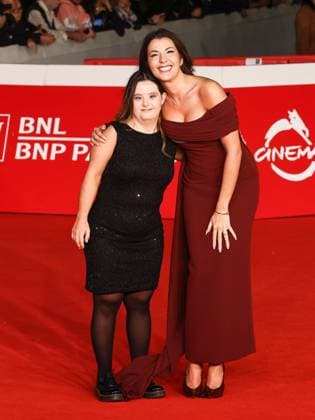 : Roma Cinema Fest 2025 evening 9 - Red carpet of the film ROBERTO ROSSELLINI MORE THAN A LIFE In the photo Claudia Conte guest  - ZUMAp169 20251023_zea_p169_1147 Copyright: xMarcoxProvvisionatox