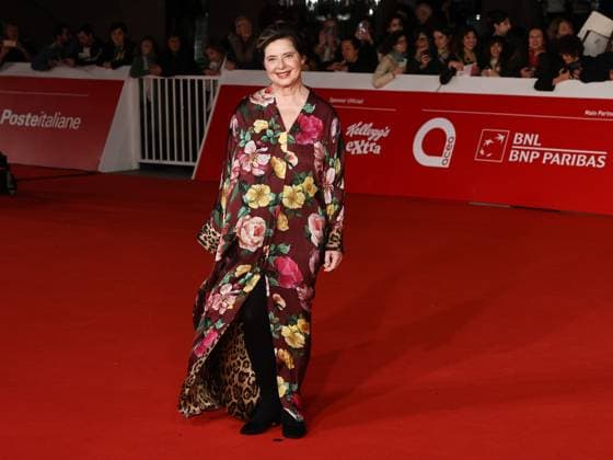 : Roma Cinema Fest 2025 evening 9 - Red carpet of the film ROBERTO ROSSELLINI MORE THAN A LIFE In the photo Isabella Rossellini  - ZUMAp169 20251023_zea_p169_1168 Copyright: xMarcoxProvvisionatox