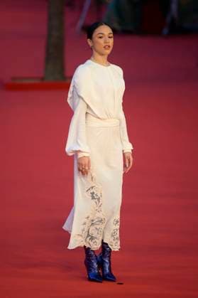 October 23, 2025, Rome, Italy: Maria Esposito attends the Io sono Rosa Ricci red carpet during the Rome Film Fest 2025 at Auditorium Parco della Musica. Rome Italy - ZUMAs197 20251023_aab_s197_051 Copyright: xMarioxCartellix