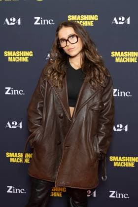 Smashing Machine Paris Film Premiere Perrine Nicolas attends Smashing Machine Paris Film Premiere at Pathe BNP Paribas on October 23, 2025 in Paris, France. Photo by Nasser Berzane ABACAPRESS.COM Paris France  Copyright: xBerzanexNasser ABACAx