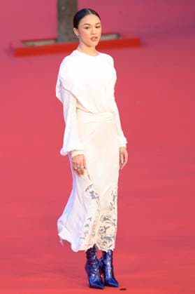 Maria Esposito bei der Premiere des Kinofilms Io sono Rosa Ricci auf dem 20. Internationalen Filmfestival von Rom Festa del Cinema di Roma 2025 im Auditorium Parco della Musica. Rom, 23.10.2025