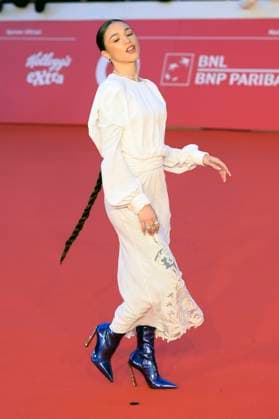 Maria Esposito bei der Premiere des Kinofilms Io sono Rosa Ricci auf dem 20. Internationalen Filmfestival von Rom Festa del Cinema di Roma 2025 im Auditorium Parco della Musica. Rom, 23.10.2025