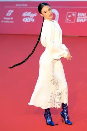 Maria Esposito bei der Premiere des Kinofilms Io sono Rosa Ricci auf dem 20. Internationalen Filmfestival von Rom Festa del Cinema di Roma 2025 im Auditorium Parco della Musica. Rom, 23.10.2025