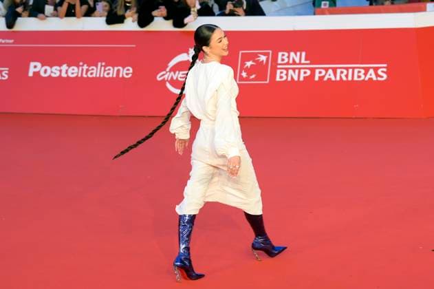 Maria Esposito bei der Premiere des Kinofilms Io sono Rosa Ricci auf dem 20. Internationalen Filmfestival von Rom Festa del Cinema di Roma 2025 im Auditorium Parco della Musica. Rom, 23.10.2025