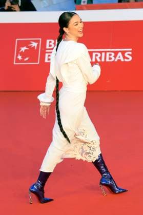 Maria Esposito bei der Premiere des Kinofilms Io sono Rosa Ricci auf dem 20. Internationalen Filmfestival von Rom Festa del Cinema di Roma 2025 im Auditorium Parco della Musica. Rom, 23.10.2025