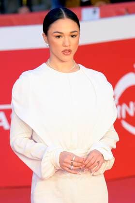 Maria Esposito bei der Premiere des Kinofilms Io sono Rosa Ricci auf dem 20. Internationalen Filmfestival von Rom Festa del Cinema di Roma 2025 im Auditorium Parco della Musica. Rom, 23.10.2025