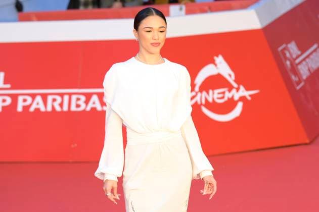 Maria Esposito bei der Premiere des Kinofilms Io sono Rosa Ricci auf dem 20. Internationalen Filmfestival von Rom Festa del Cinema di Roma 2025 im Auditorium Parco della Musica. Rom, 23.10.2025