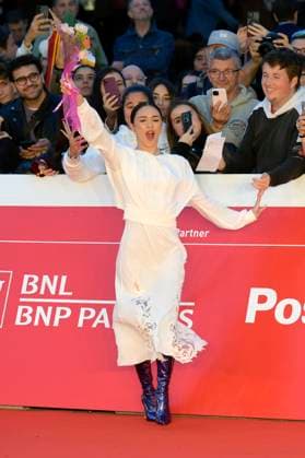 Maria Esposito bei der Premiere des Kinofilms Io sono Rosa Ricci auf dem 20. Internationalen Filmfestival von Rom Festa del Cinema di Roma 2025 im Auditorium Parco della Musica. Rom, 23.10.2025
