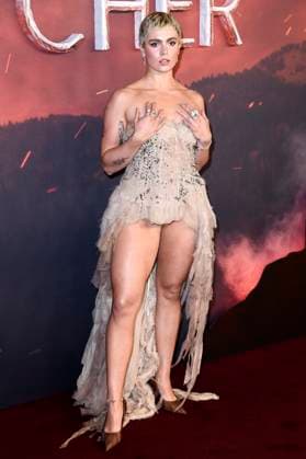 Joelle Rae bei der Weltpremiere der 4. Staffel der Netflix-Serie The Witcher im Curzon Mayfair. London, 23.10.2025
