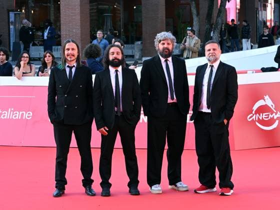 Rome Cinema Fest 2025, day 10 - red carpet Ellroy vs LA In the photo: Calibro 35: Tommaso Colliva, Massimo Martellotta, Enrico Gabrielli, Roberto Dragonetti  Copyright: xMaurizioxD Avanzox xipa-agency.netx xDxAvanzo Landi Provvisionatox IPA_Agency_IPA67014599