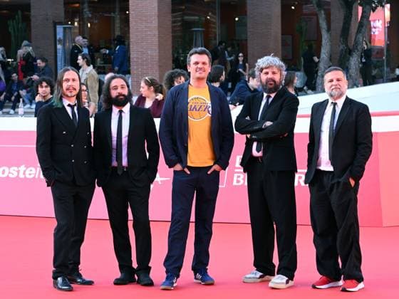 Rome Cinema Fest 2025, day 10 - red carpet Ellroy vs LA In the photo: Francesco Zippel, Calibro 35: Tommaso Colliva, Massimo Martellotta, Enrico Gabrielli, Roberto Dragonetti  Copyright: xMaurizioxD Avanzox xipa-agency.netx xDxAvanzo Landi Provvisionatox IPA_Agency_IPA67014607