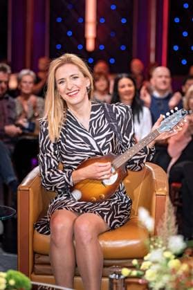 MDR - Riverboat. Sängerin Stefanie Hertel anläßlich der Aufzeichnung der MDR - Talkshow Riverboat am 24.10.2025 in der Mediacity Leipzig. 20251024SFL0034
