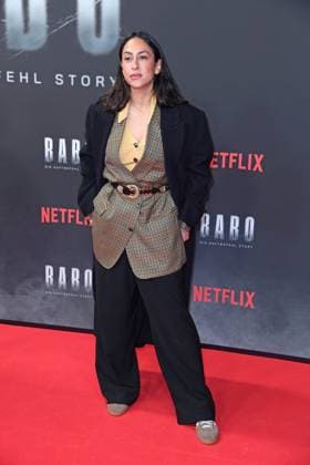 Melissa Khalaj bei der Premiere des Netflix-Doku-Highlights BABO DIE HAFTBEFEHL-STORY in der Astor Film Lounge in Berlin am 24.10.2025