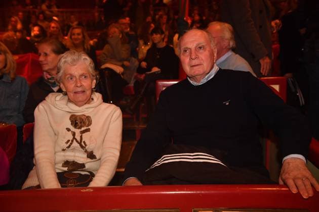 Uli Hoeness mit Ehefrau Roncalli Premiere ARTistART Werksviertel am Ostbahnhof München 24. Oktober 2025