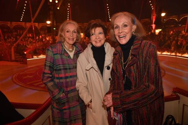 Alice und Ellen Kassler mit Carolin Reiber Roncalli Premiere ARTistART Werksviertel am Ostbahnhof München 24. Oktober 2025