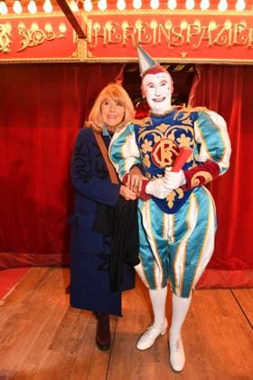 Lena Valaitis mit Clown Roncalli Premiere ARTistART Werksviertel am Ostbahnhof München 24. Oktober 2025