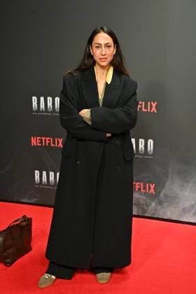 Melissa Khalaj bei der Babo - Die Haftbefehl-Story (Netflix) Doku Premiere am 24.10.2025 in der Astor Film Lounge in Berlin Babo (Netflix) Premiere in Berlin