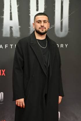 Deniz Ercan bei der Babo - Die Haftbefehl-Story (Netflix) Doku Premiere am 24.10.2025 in der Astor Film Lounge in Berlin Babo (Netflix) Premiere in Berlin