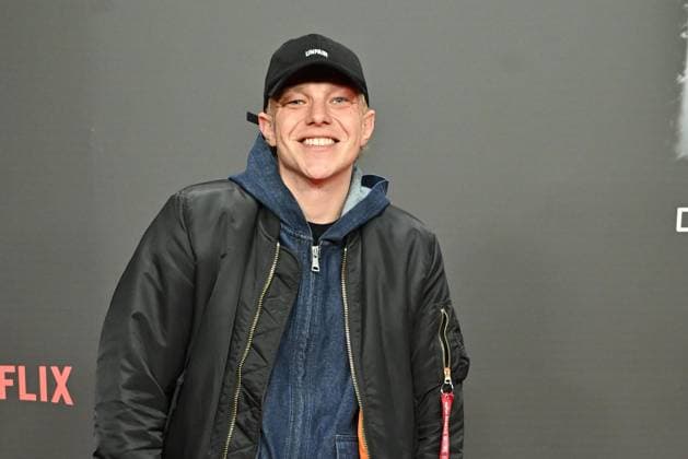 Leonard Kunz bei der Babo - Die Haftbefehl-Story (Netflix) Doku Premiere am 24.10.2025 in der Astor Film Lounge in Berlin Babo (Netflix) Premiere in Berlin