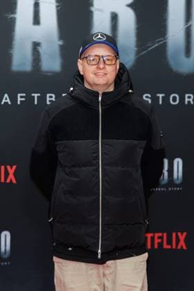 Premiere - BABO - Die Haftbefehl Story - MONTANAMAX (Max Mönster) bei der Premiere desr Netflix Doku BABO - Die Haftbefehl Story im Astor Film Lounge am 22.10.2025 in Berlin. Copyright: xEventpressxKochanx
