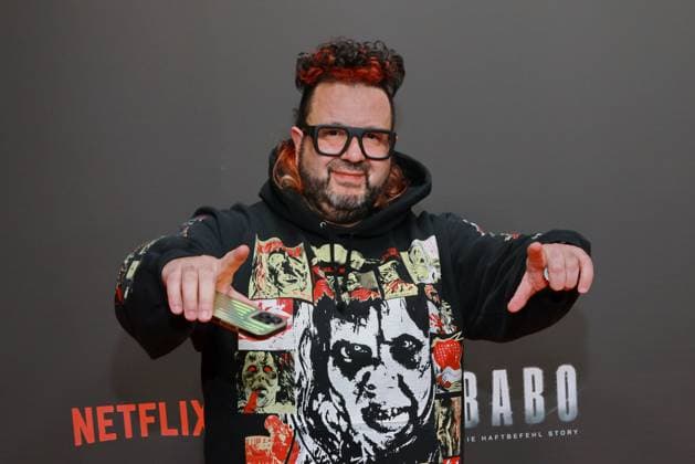 24.10.2025, Oliver Polak zur Netflix Premiere von Babo Ð Die Haftbefehl-Story, Astor Film Lounge, Berlin, Berlin