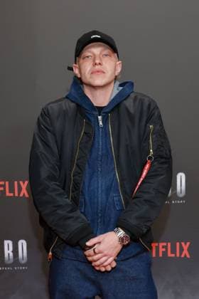 24.10.2025, Leonard Kunz zur Netflix Premiere von Babo Ð Die Haftbefehl-Story, Astor Film Lounge, Berlin, Berlin