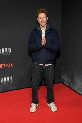 abb Haftbefehl- Louis Klamroth TV Moderator zu Gast auf dem roten Teppich des Special Screening Event dem Netflix Doku Highlight Babo Die Haftbefehl Story in der Astor Film Lounge am 24.10.2025in Berlin Berlin Deutschland