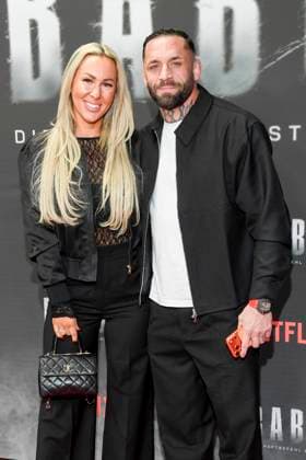 abb Haftbefehl- Dominique Eckerlin und Christian Eckerlin zu Gast auf dem roten Teppich des Special Screening Event dem Netflix Doku Highlight Babo Die Haftbefehl Story in der Astor Film Lounge am 24.10.2025in Berlin Berlin Deutschland
