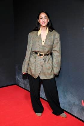 abb Haftbefehl- Melissa Khalaj zu Gast auf dem roten Teppich des Special Screening Event dem Netflix Doku Highlight Babo Die Haftbefehl Story in der Astor Film Lounge am 24.10.2025in Berlin Berlin Deutschland