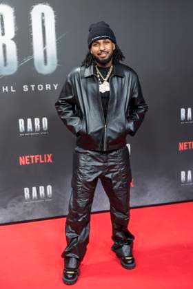 Babo, Premiere in der Astor Film Lounge, Berlin, 24.10.2025 Raheem Heid aka Reezy bei der Premiere des Netflix Films Babo in der Astor Film Lounge Berlin am 24.10.2025. Berlin Astor Film Lounge Copyright: xBenxKriemannx
