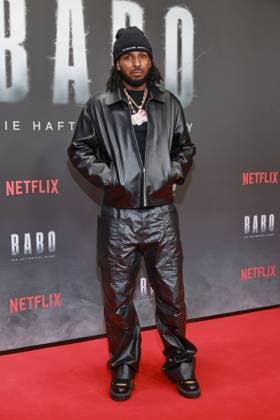 24.10.2025, Reezy Raheem Heid zur Netflix Premiere von Babo Ð Die Haftbefehl-Story, Astor Film Lounge, Berlin, Berlin