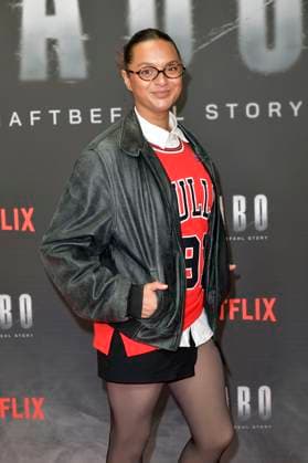 Taneshia Abt beim Special Screening des Netflix Dokumentarfilms Babo - Die Haftbefehl-Story in der Astor Film Lounge. Berlin, 24.10.2025