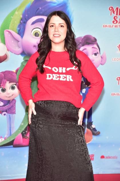 MISSION SANTA, ein ELf rettet Weihnachten malwanne, alias Vanessa Braunisch Ankuft, roter Teppich zur Premiere des Animationsfilmes fuer Kinder - MISSION SANTA, ein ELf rettet Weihnachten -in Berlin am 25.10.2025