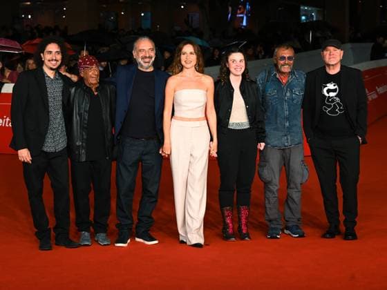 Rome Cinema Fest 2025, evening 11 - Red Carpet for the film Tutta la Vita. Pictured are Stefano Bollani, Valentina Cenni, Frida Bollani Magon, Daniele Sepe, Antonello Salis, Roberto Gatto, and Christian Mascetta.  Copyright: xMaurizioxD Avanzox xipa-agency.netx xDxAvanzo Provvisionatox IPA_Agency_IPA67063830