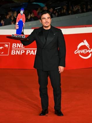 Roma Cinema Fest 2025, evening 11 - Winners Red Carpet. Pictured is Francesco Di Leva with the award.  Copyright: xMaurizioxD Avanzox xipa-agency.netx xDxAvanzo Provvisionatox IPA_Agency_IPA67068115
