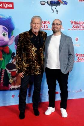 Mission Santa - Ein Elf rettet Weihnachten , Premiere im Kino in der Kulturbrauerei, Berlin, 25.10.2025 Johnny Logan und Regisseur Damjan Mitrevski bei einem Special Screening von MISSION SANTA - EIN ELF RETTET WEIHNACHTEN in der Kulturbrauerei in Berlin am 25.10.2025 Berlin Kino in der Kulturbrauerei Copyright: xAnitaxBuggex