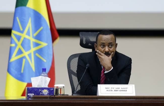 Prime Minister of Ethiopia Abiy Ahmed ADDIS ABABA, ETHIOPIA - NOVEMBER 30: Prime Minister of Ethiopia, Abiy Ahmed addresses the House of Peoples Representatives in Addis Ababa, Ethiopia on November 30, 2020. Addis Abeba Ethiopia. Editorial use only. Please get in touch for any other usage.  Copyright: x2025xAnadoluxMinassexWondimuxHailux