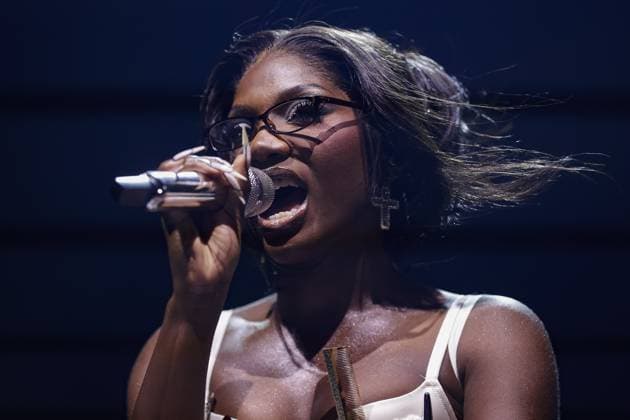 October 25, 2025, Tampa, Florida, USA: Grammy winning artist Doechii performs for her home town crowd at the Yuengling Center during her Live From the Swamp Tour on Saturday, Oct. 25, 2025 in Tampa. Tampa USA - ZUMAs70_ 20251025_zan_s70_013 Copyright: xLuisxSantanax